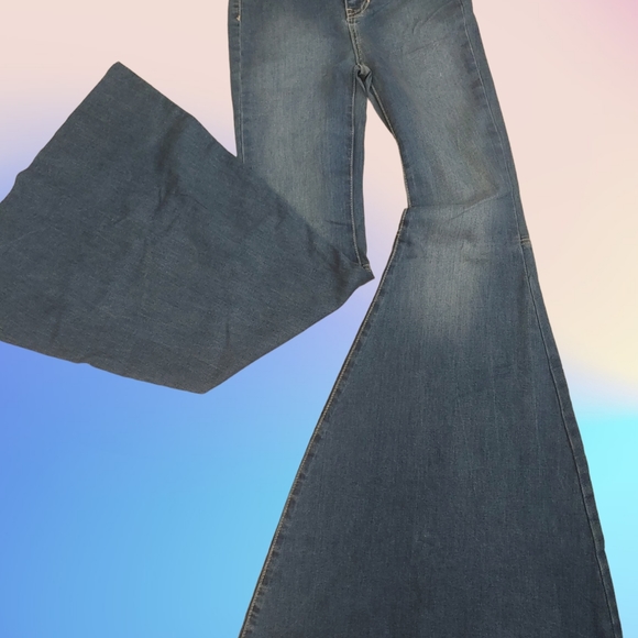 Free People Flare jeans pants women size 26 - Picture 3 of 3